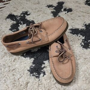 Sperry Tan Kids Boat Shoes